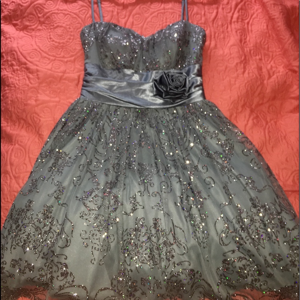 B.SMART ‘dusty blue’ dress